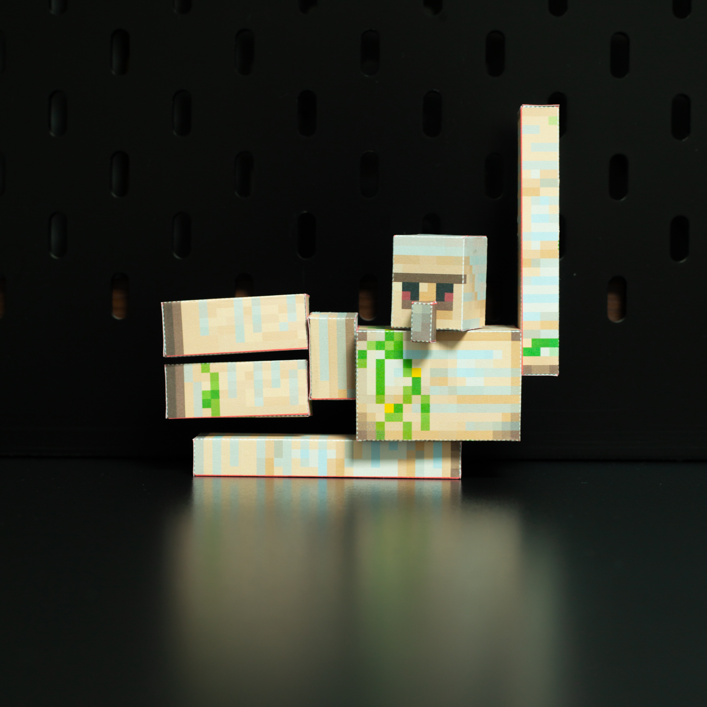 我的世界磁力铁傀儡史蒂夫手工DIY纸模型超可动人偶手办剪纸玩具 - 图3