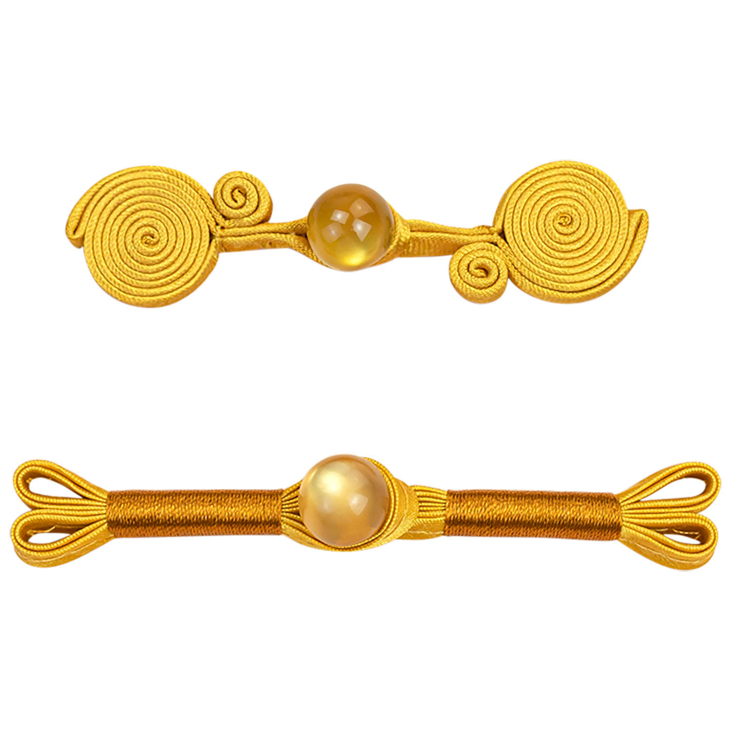 旗袍盘扣新中式燕尾玉石一字扣手工纽扣国风唐装玉石如意装饰扣子,淘宝优惠券,粉丝福利购,淘宝优惠卷