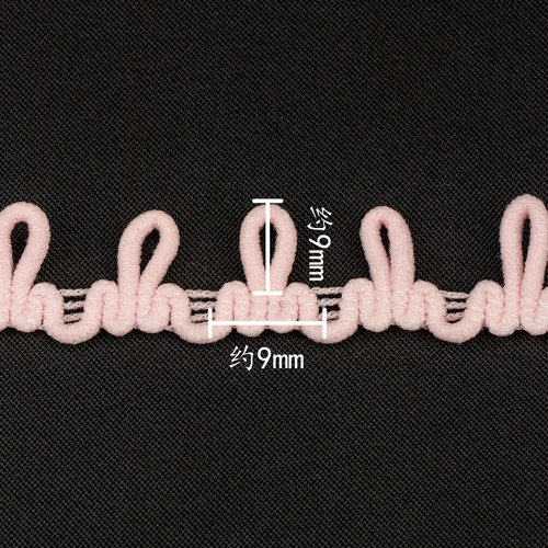 旗袍纽扣松紧弹力绳扣袢后领扣鼻纽扣扣子松紧弹力纽门绳扣眼帽圈 - 图2