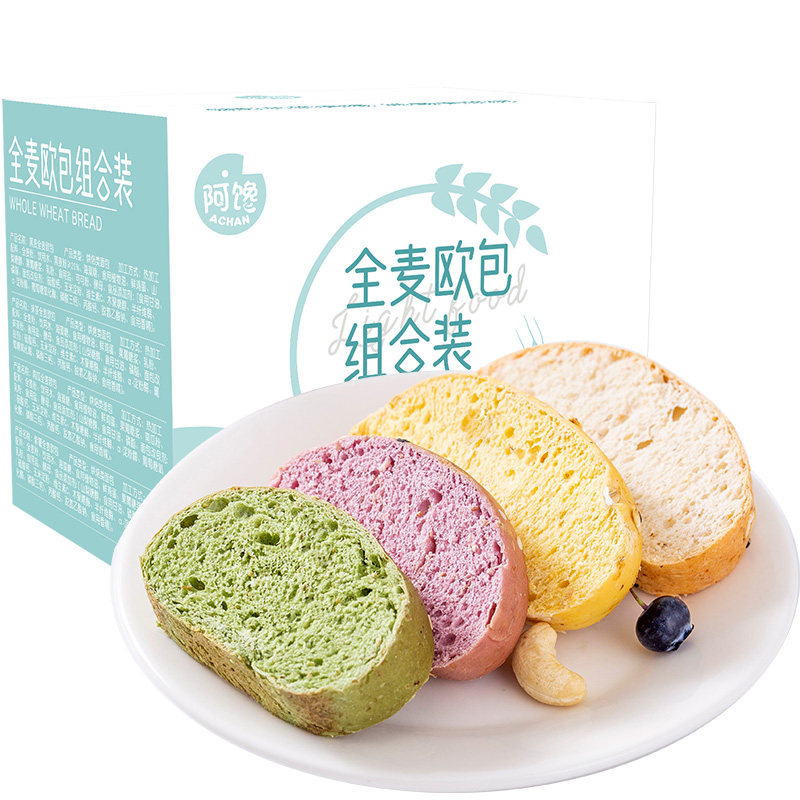 全麦面包无添加零食0低脂肪卡欧包 椒达人西式糕点
