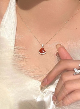 ITAILIBVIGARI白贝母小扇子项链