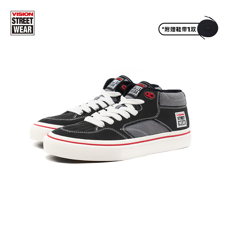 VISION官方  CONCAVE多色经典街头中帮复古翻毛皮滑板鞋男女,淘宝优惠券,粉丝福利购,淘宝优惠卷