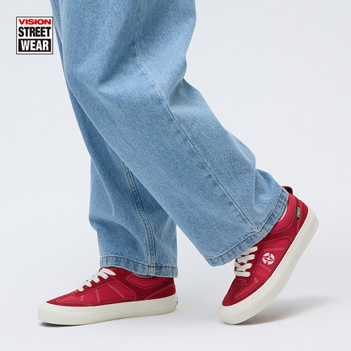 VISION官方 CHOPPER系列经典低帮翻毛皮运动板鞋帆布鞋多色可选 - 图1