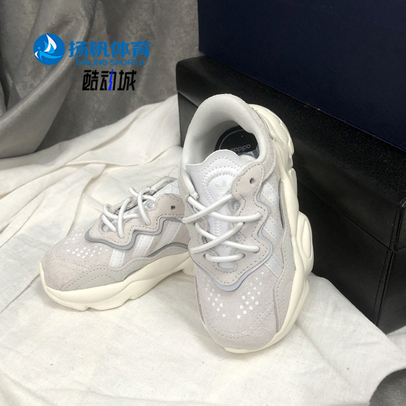 Adidas/阿迪达斯正品三叶草 OZWEEGO EL I婴童经典运动鞋EF6301-图2