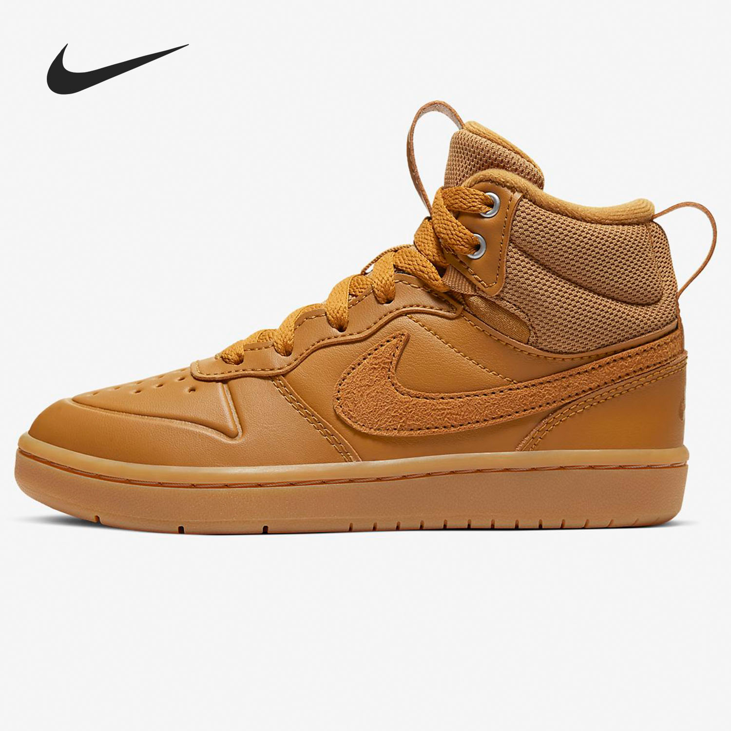 Nike/耐克正品 COURT BOROUGH MID 2 BOOT PS 幼童运动鞋BQ5442 - 图0