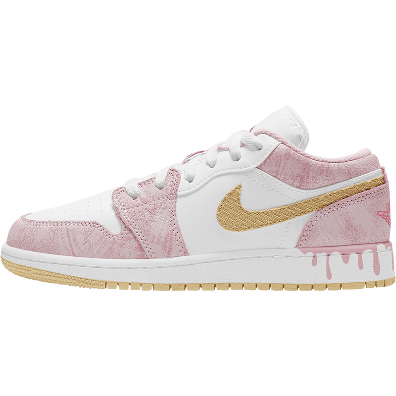 Nike/耐克正品Air Jordan1 Low AJ1女子GS大童休闲板鞋CW7104-601 - 图3