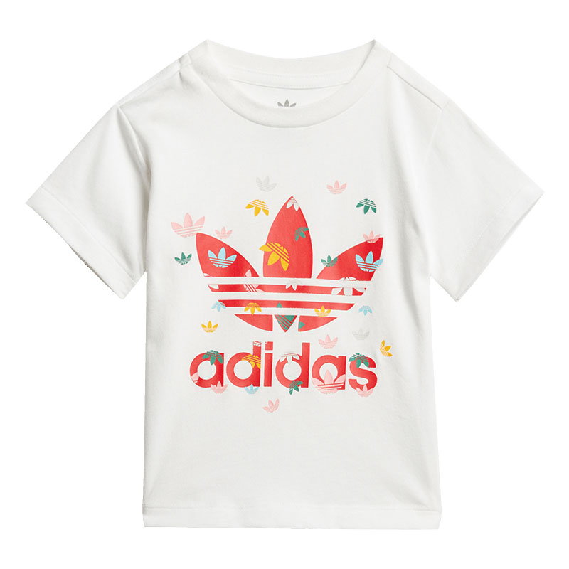 Adidas/阿迪达斯正品新款三叶草 TEE婴童运动短袖T恤 FM6725-图3