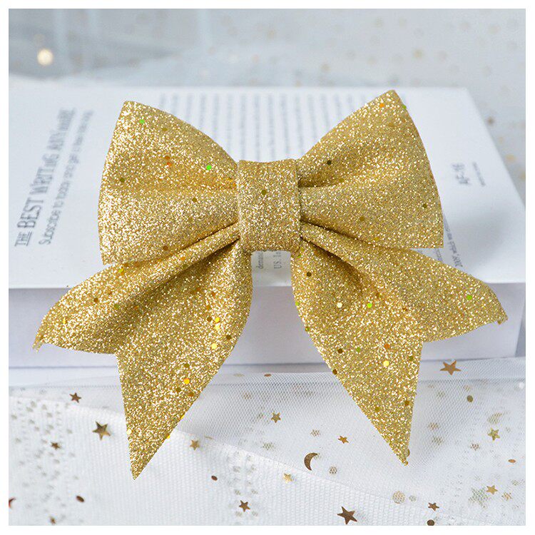 圣诞装饰提夫尼蓝色成品蝴蝶结亮闪粉挂件圣诞树顶星背景墙上节日,淘宝优惠券,粉丝福利购,淘宝优惠卷