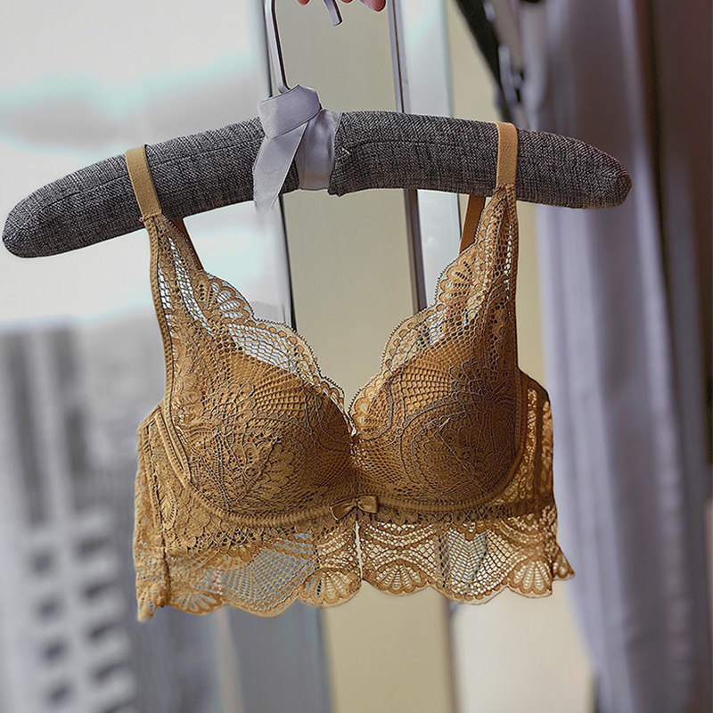 夏季无钢圈收副乳上托调整型内衣 安娜蜜语文胸