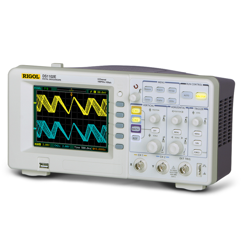 RIGOL普源数字示波器DS1102E双通道数字存储示波器100M