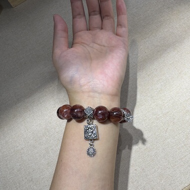 原创幽灵魔盒+满矿牛血红胶花15.3mm滋养美容舒缓【H279】