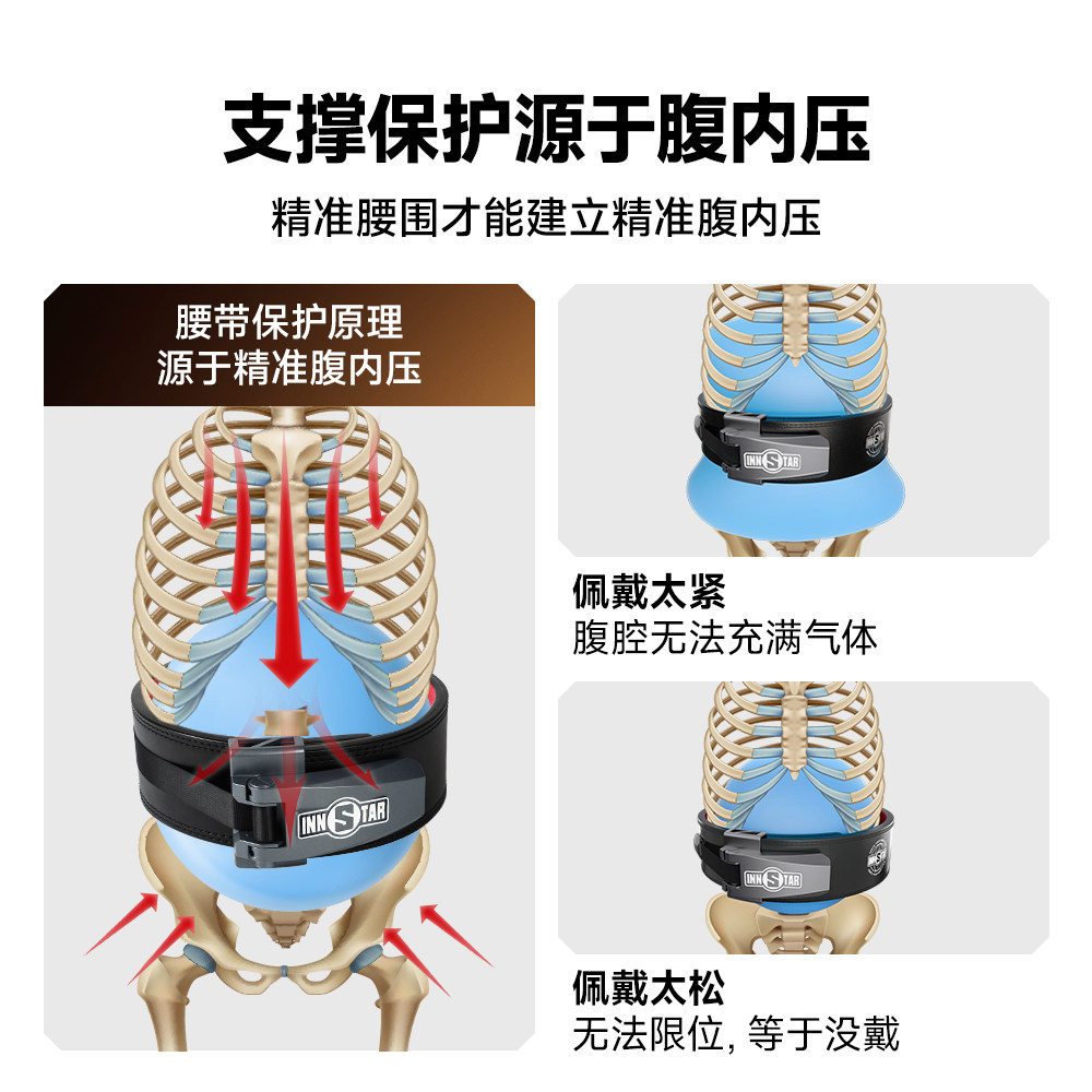 英星innstar健身腰带棘轮扣毫米级微调硬拉深蹲卧推男专业护腰,淘宝优惠券,粉丝福利购,淘宝优惠卷