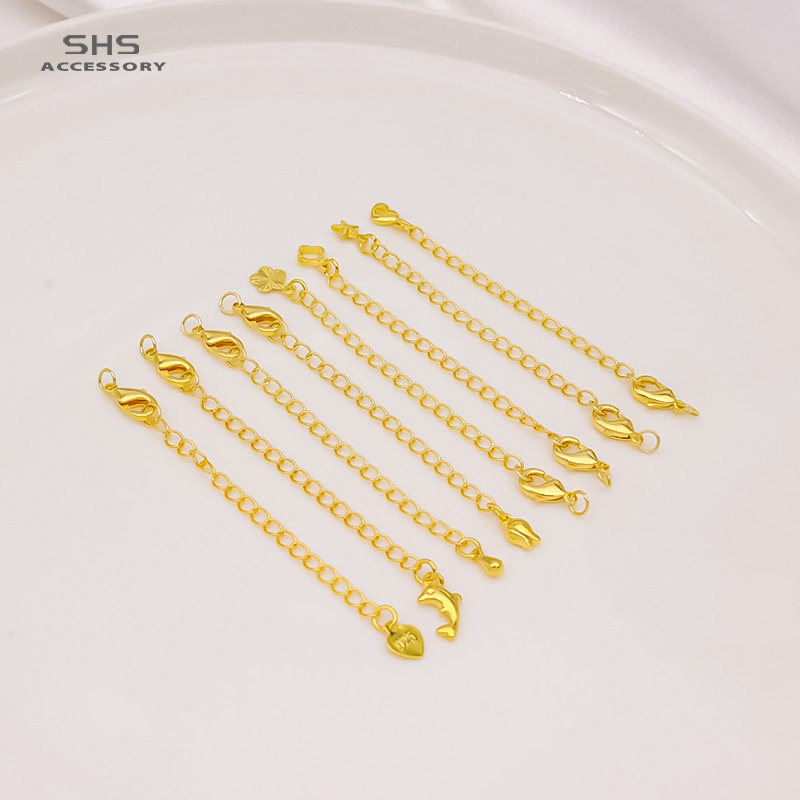 18K包金保色延长链带弹簧龙虾扣尾链DIY手链锁骨项链加长链配件,淘宝优惠券,粉丝福利购,淘宝优惠卷