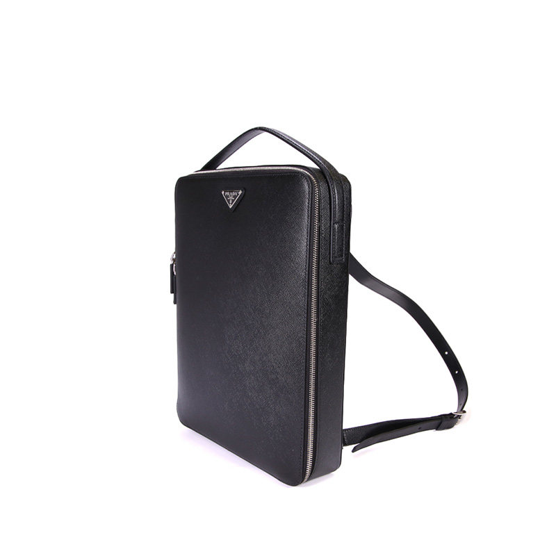 prada 2020新款男女同款牛皮电脑包 FLOX海外双肩背包