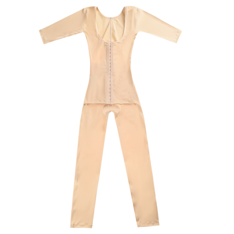 全身强压连体长裤女产后燃脂塑身衣 莱瘦塑身连体衣