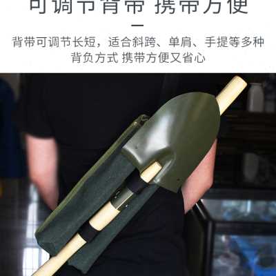 帆布工具包可装205工兵锹和小镐工兵铲工兵镐收纳包十字镐套锹镐-图1