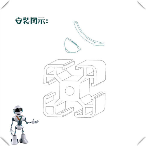 悦昕工业流水线铝型材30404550专用螺母M8M6M5M4M3弹性螺母后置型 - 图0