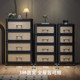 Medium-old storage cabinets with multiple layers without installation and classification storage