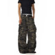 American retro camouflage overalls for men and women