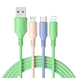 Три -в одну флэш -зарядку быстро зарядки кабель данных мобильного телефона