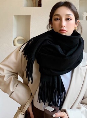 经典围巾加厚韩版女冬季