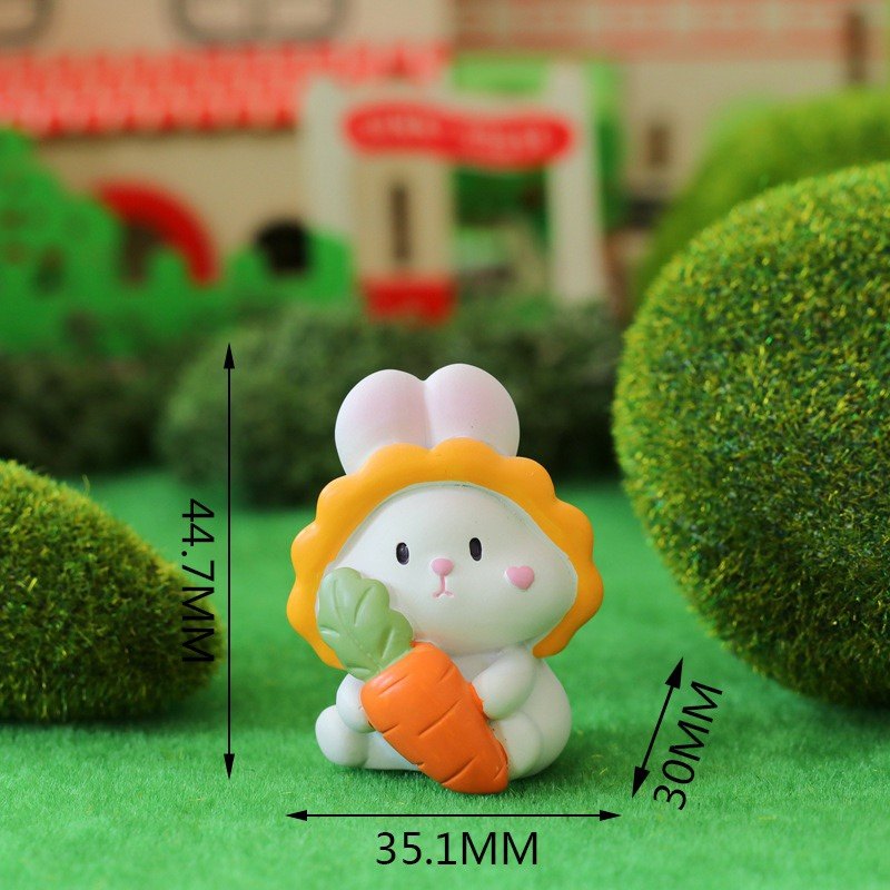 可爱少女心兔子系列树脂小摆件创意装饰桌面办公儿童公仔生日礼物,淘宝优惠券,粉丝福利购,淘宝优惠卷