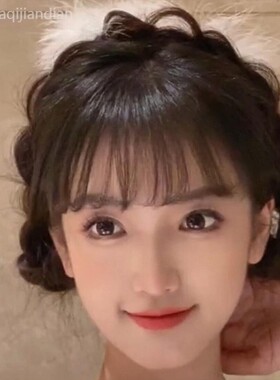 明星同款麻花辫短发发箍女款夏天