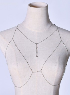 欧美时尚闪钻bikini身体链性感镶