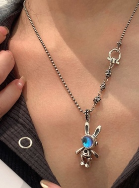 diydiy夏天25银色可爱宇航兔女复