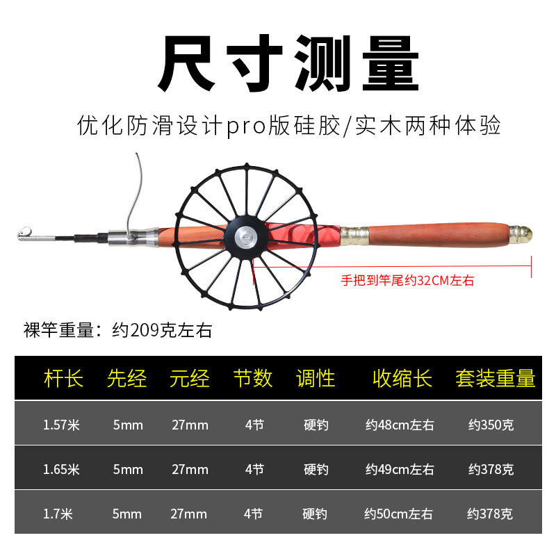 现货直发*升级实惠*甲鱼竿打甲鱼枪打鳖团鱼水鱼钓鱼杆新老手套装 - 图0