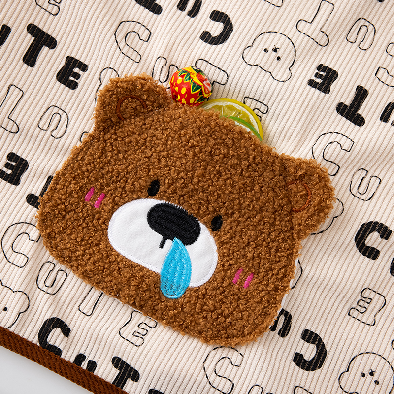 Children's smock, autumn and winter long-sleeved apron, waterproof and dirt-proof