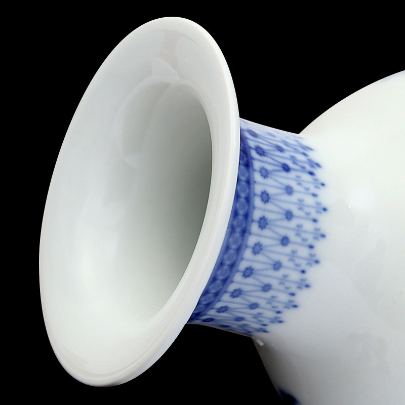 景德镇陶瓷器仿古青花瓷大花瓶摆件客厅富贵竹插花家居工艺装饰品,淘宝优惠券,粉丝福利购,淘宝优惠卷