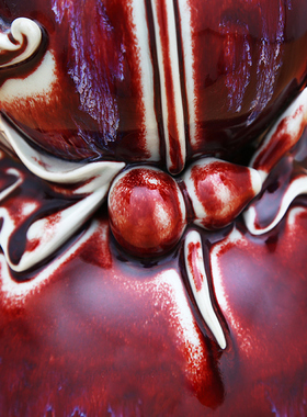 傲世瓷业 福禄双全钧瓷摆件家居装饰礼物陶瓷办公室新中式装饰品