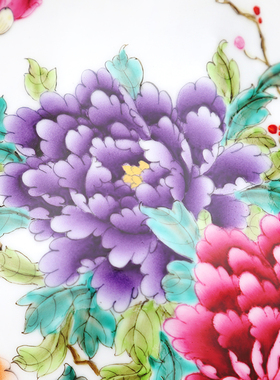 景德镇陶瓷器大号新中式艺术品花瓶工艺品客厅摆件玄关别墅装饰品