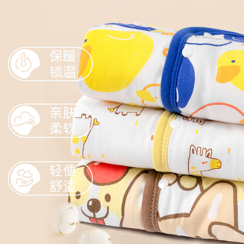 小班郎婴儿马甲秋冬外穿宝宝夹棉背心新生儿小马夹男女童冬季加厚