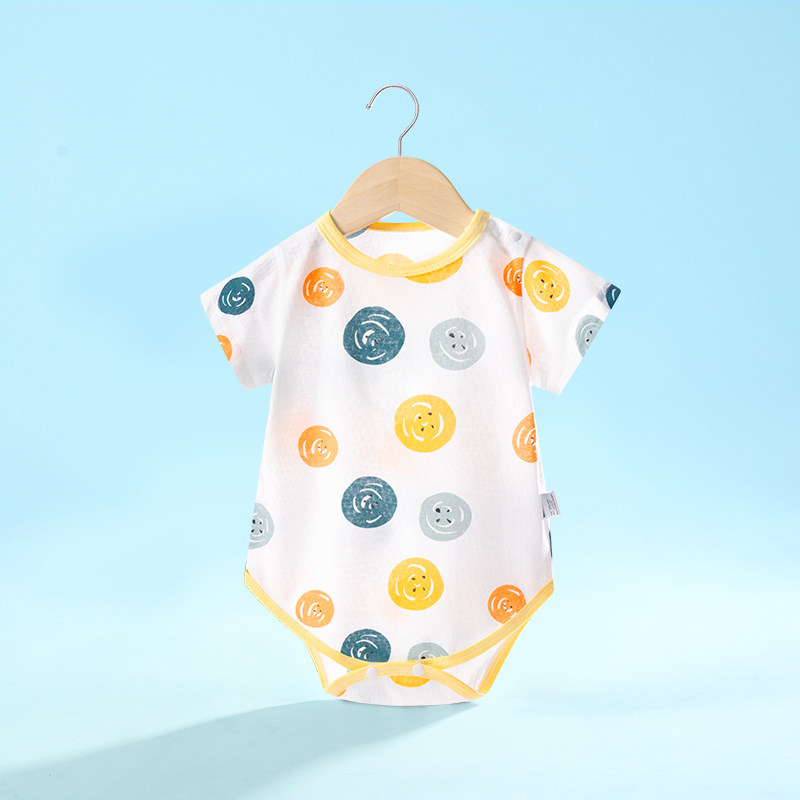 包屁衣婴儿衣服夏季薄款纯棉男女宝宝短袖连体衣夏装新生哈衣爬服
