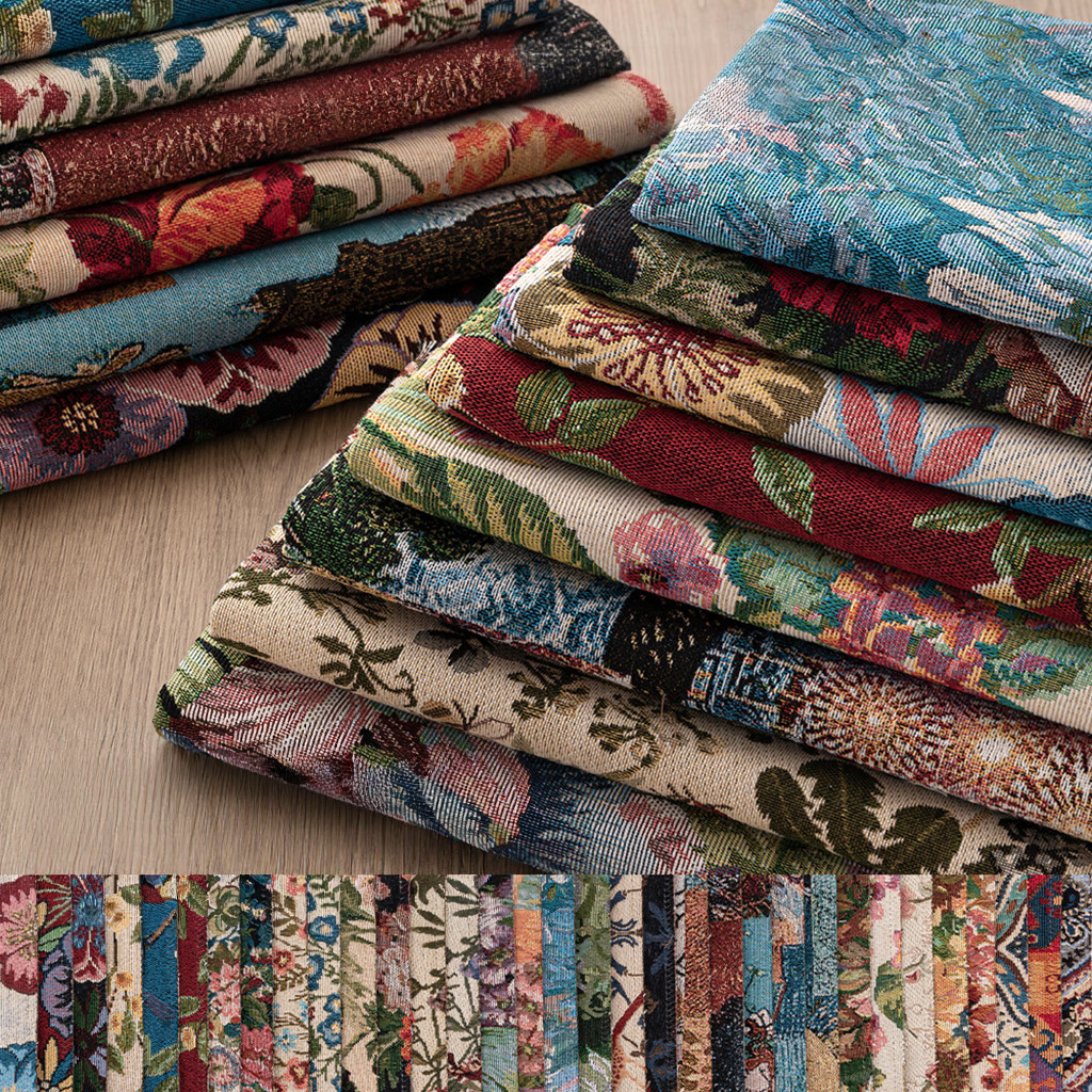 莫奈油画风高精密提花设计师面料手工diy沙发桌布抱枕包裙子靠垫,淘宝优惠券,粉丝福利购,淘宝优惠卷