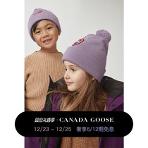 CANADA GOOSE CANADA GOOSE CHILD MELINU CASHMERE WOOL BALL TOX CAP HAT 6948K