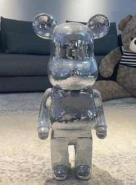 网红卡通暴力熊存钱罐现代简约电视柜轻奢大号落地创意装饰品摆件