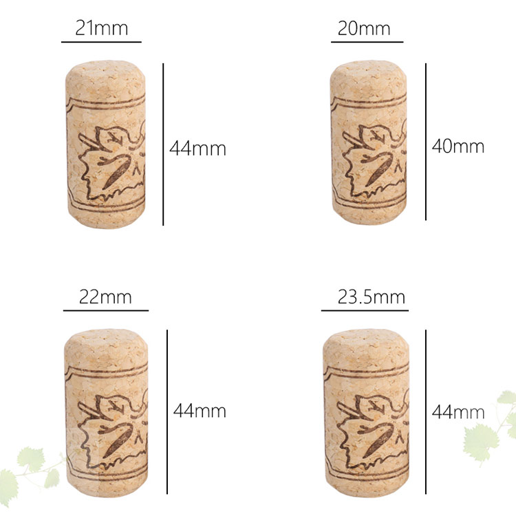 软木塞红葡萄酒瓶塞密封红酒塞橡木塞子进口料A等盖 10个一组-图0