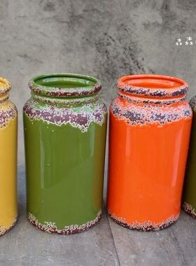 外贸出口陶瓷欧式风多色家居装饰