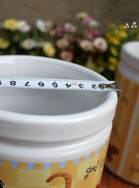 美式乡村风印花卡通猫咪装饰摆件