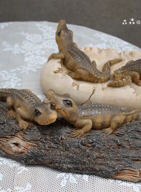 工艺可爱风树脂小摆设卡通动物