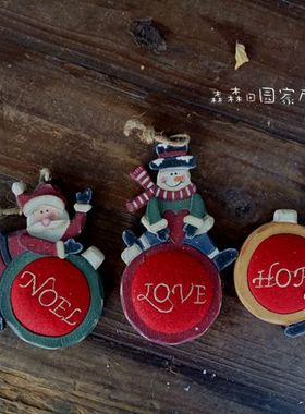 样品圣诞树拍摄道具雪人摆件