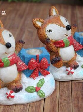 古董树脂做旧乡村风儿童房装饰品