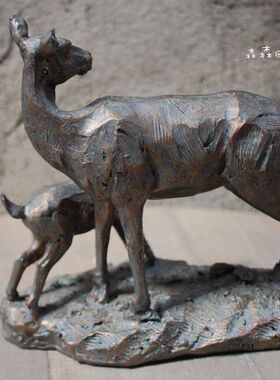 树脂母女欧式风高档别墅家居装饰