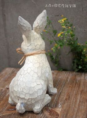 美式乡村风雕刻树脂婚庆工艺品