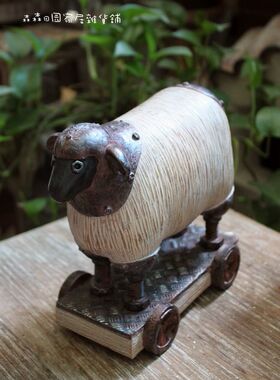 树脂雕刻金属动物生肖家居装饰