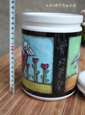 样品陶瓷印象派油画收纳家居装饰