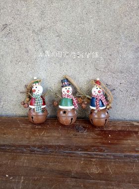 样品美式乡村风复古做旧圣诞树